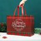 17" Extra Large Christmas Gift Bags Bulk 12Pack - Large Christmas Gift Bags with Handle Reusable Non-Woven Presents Wrapping for Holiday Xmas Shopping Size (16.54 * 6.7 * 12.6in)